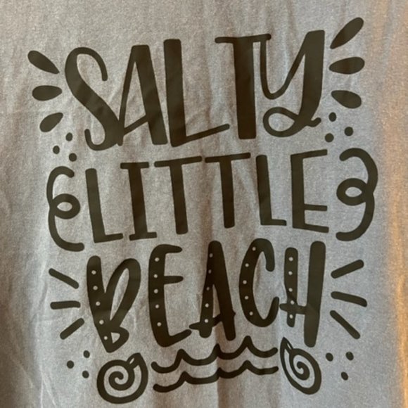 Custom Colors Tank Top Salty Little Beach - Picture 2 of 3